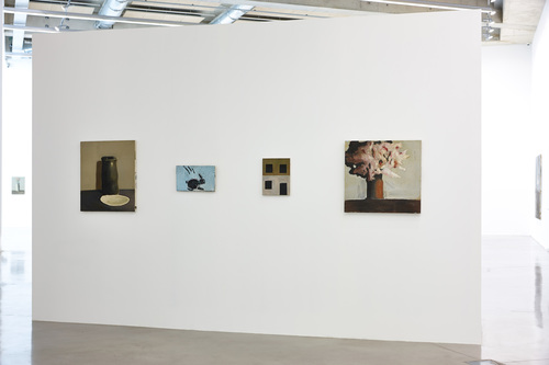 Pots, lapin, fenêtres, fleurs - Installation view