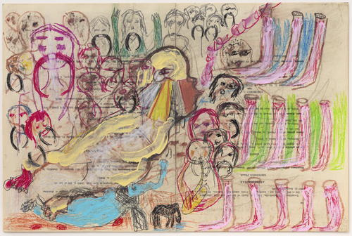 Works on Paper - Les éléphants demandent une sépulture