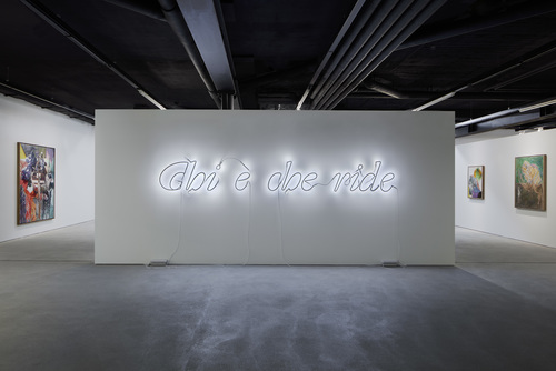 Pietro Roccasalva: Chi è che ride - Installation view
