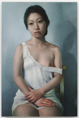 Naoto Kawahara - Girl in White Chemise