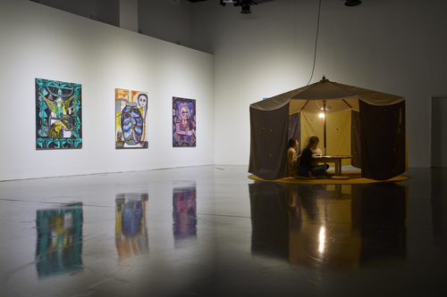 Busan Biennale: We, on the Rising Wave - Installation view Mounira Al Solh